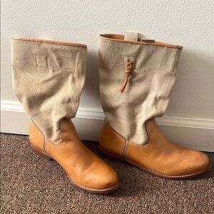 Tan Leather Women's Boots